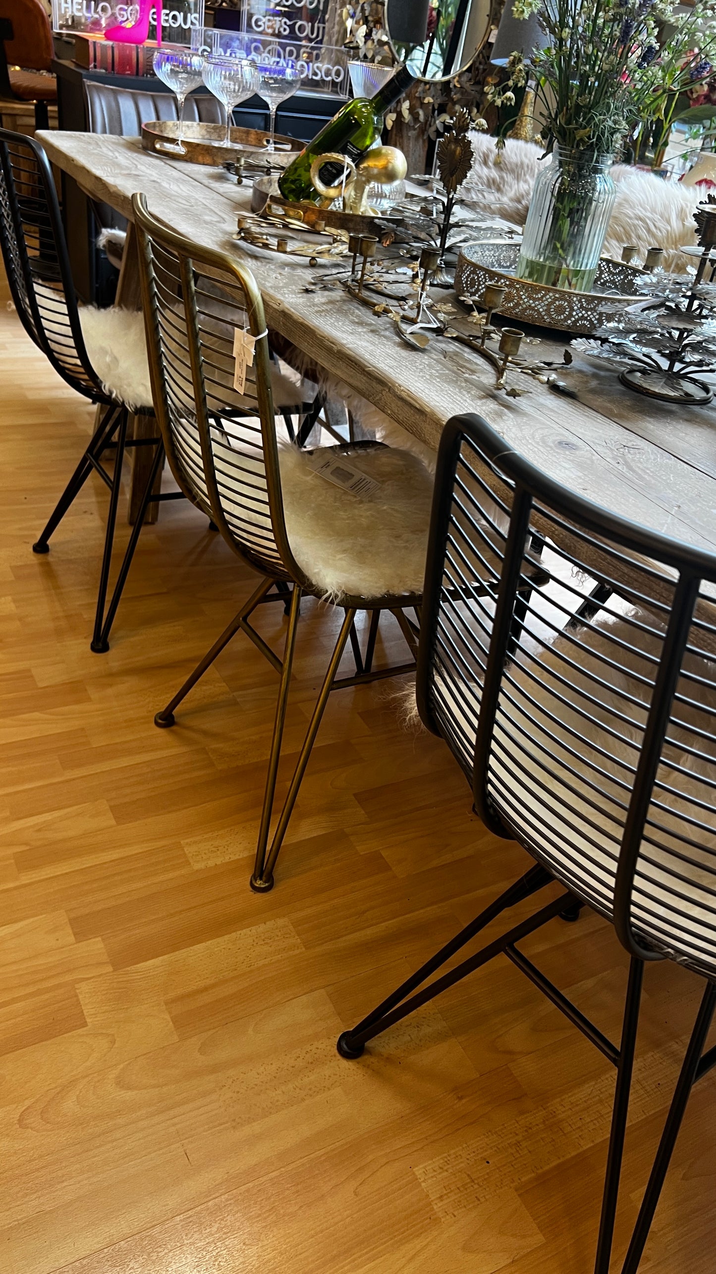 Metal Chair - Nickel