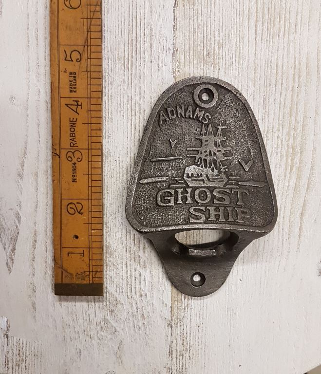 F245.KA - Bottle Opener Wall Mounted ADNAMS GHOST SHIP Ale Ant Iron