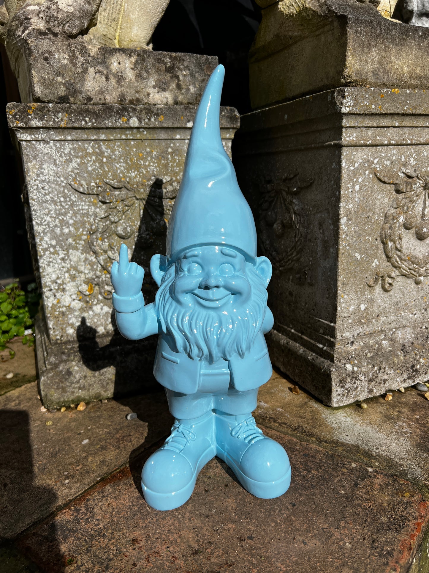 Naughty Gnome - Bright Blue