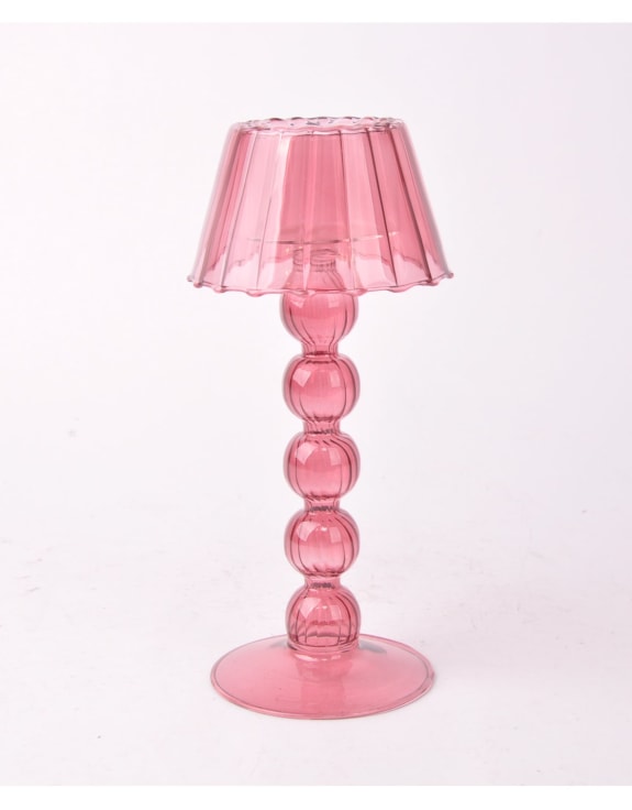 Glass Lamp T Light Holder