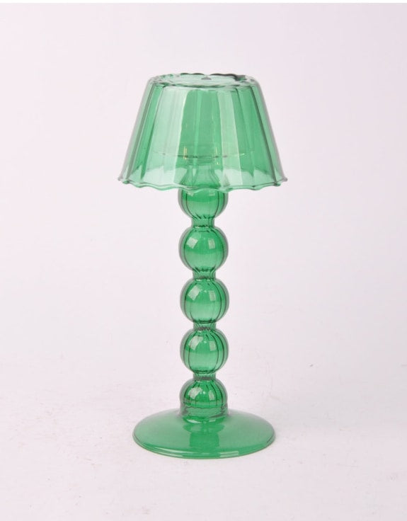 Glass Lamp T Light Holder