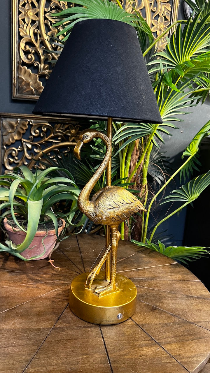 Flamingo Table Lamp - Dual Power Battery Or Mains
