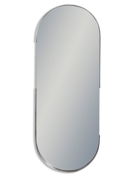 Antique Silver/Champagne Large Portrait Wall Mirror