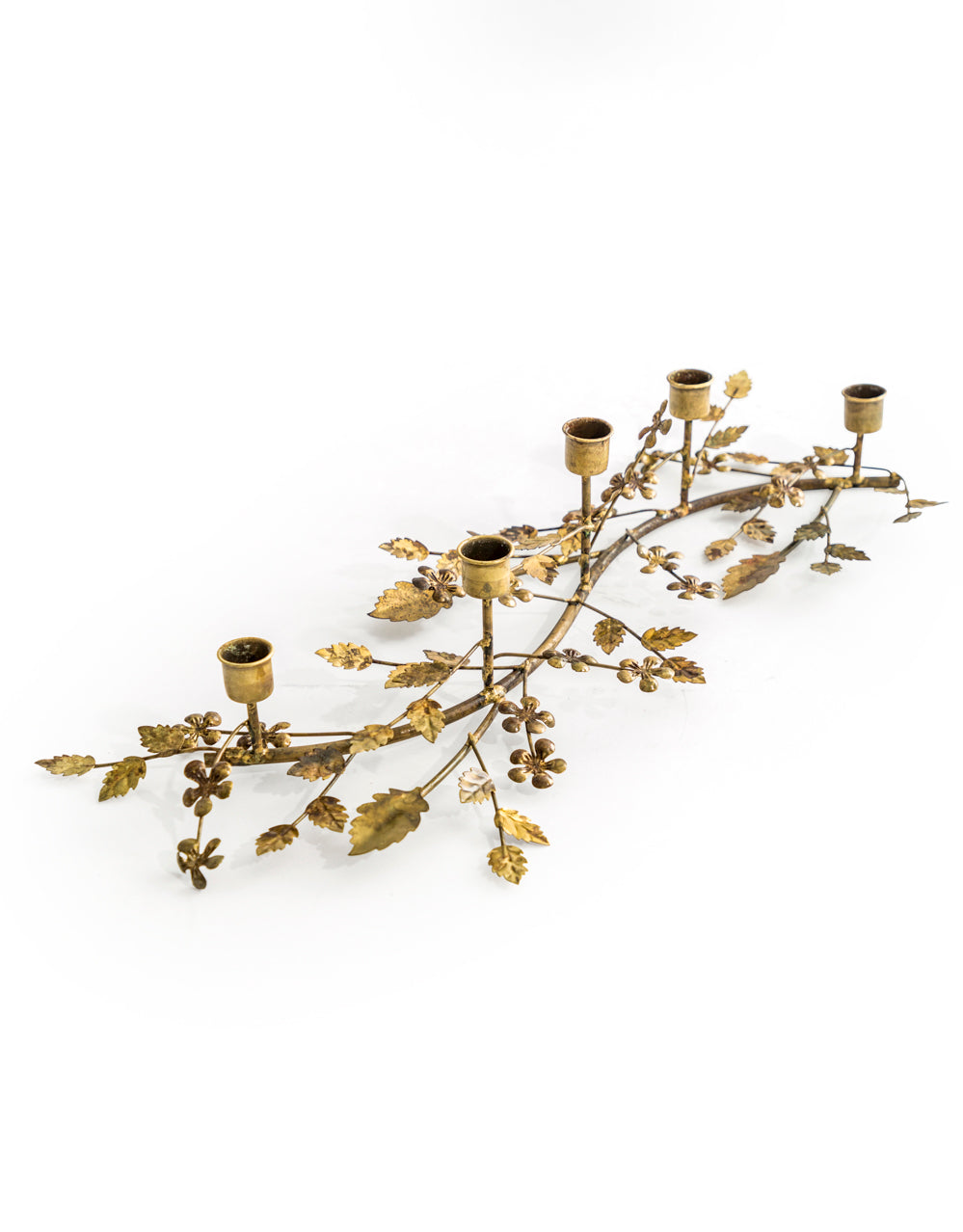 Antique Gold Branch Candle Holder