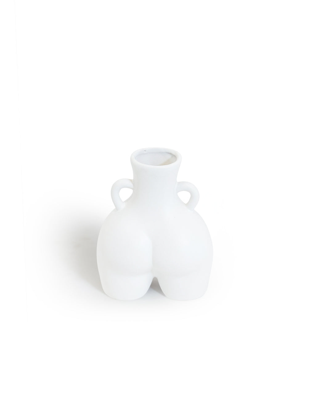 Matt White Small "Love Handles" Booty Vase