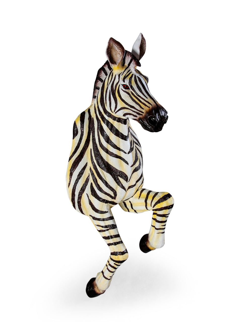 Running Zebra Wall Figure - back In Stock
