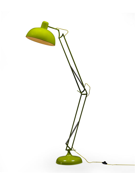 Lime Green Extra Large Classic Desk Style Floor Lamp
