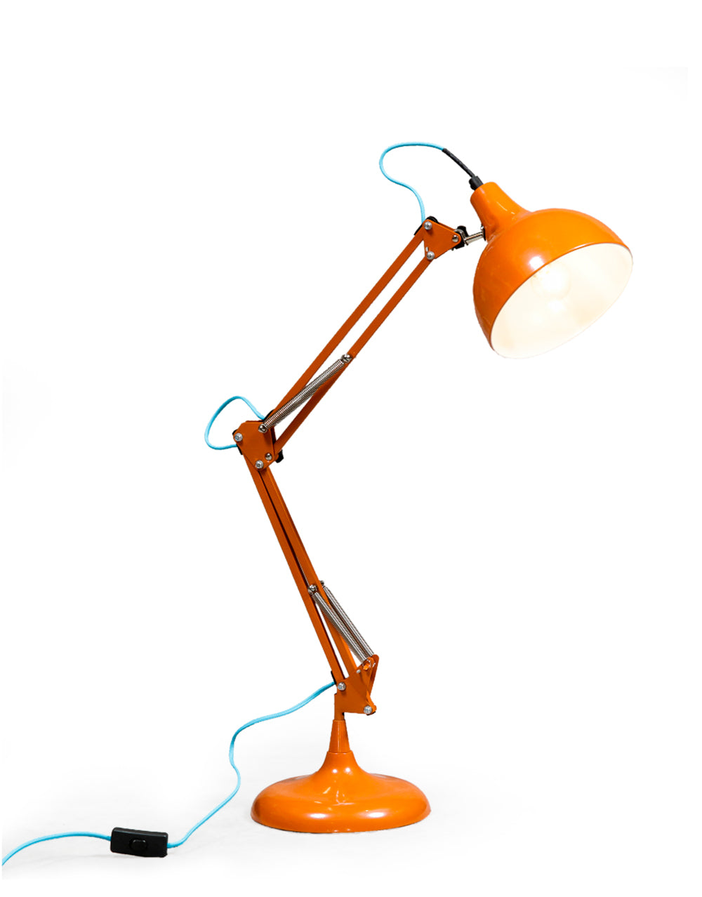 Orange Traditional Desk Lamp