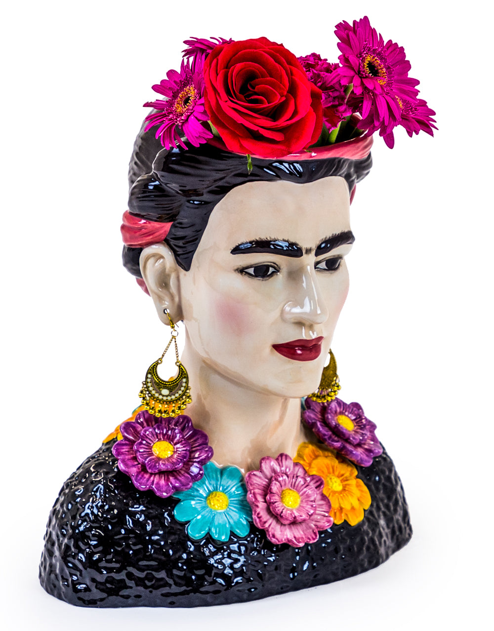 Ceramic Mexicana Frida Bust Vase