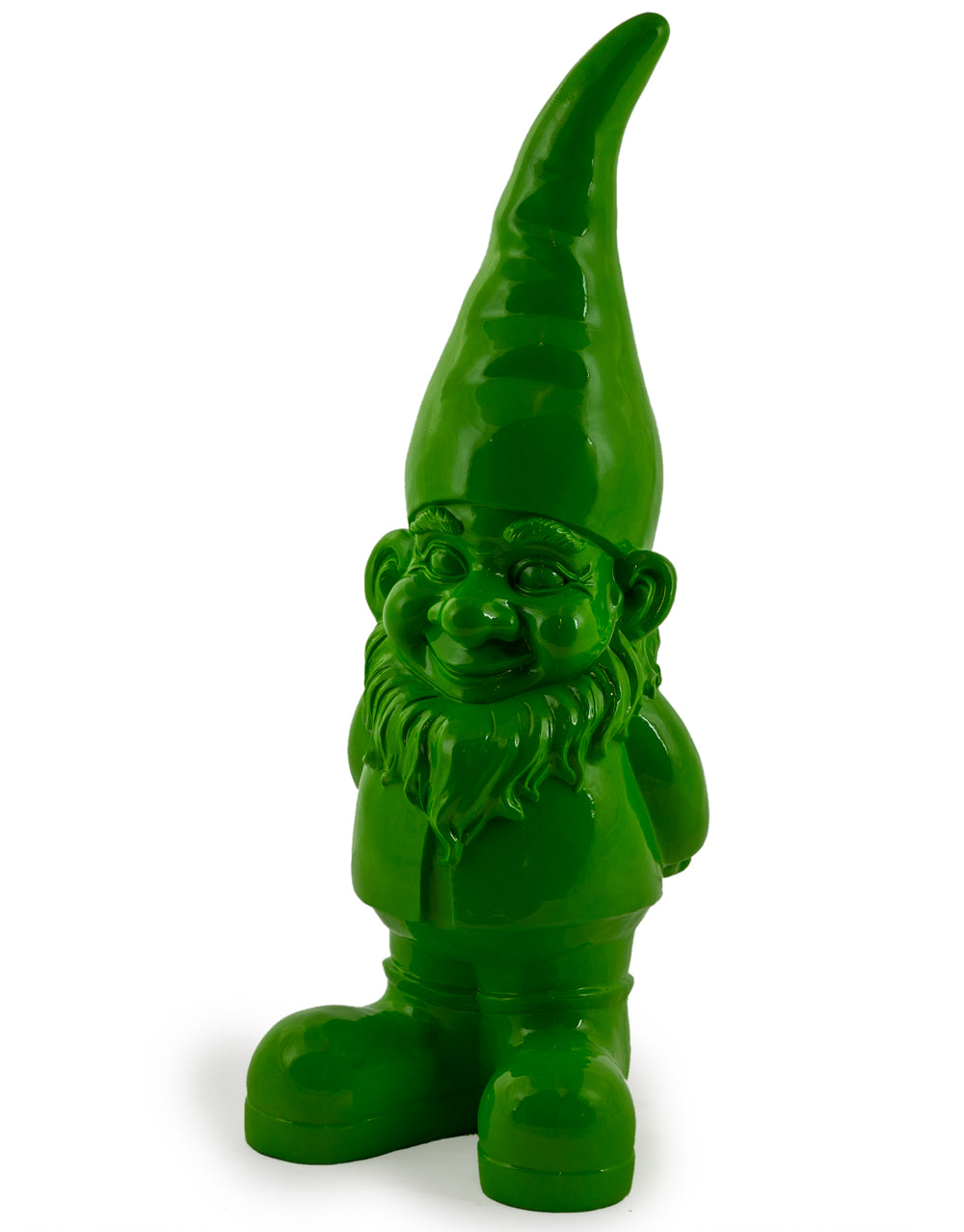 Giant Bright Green Standing Gnome - Collection Only, Please contact us to order