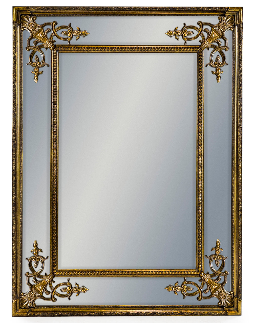Gold Square French Mirror - Back In Stock