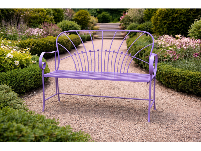 Garden Bench - Purple