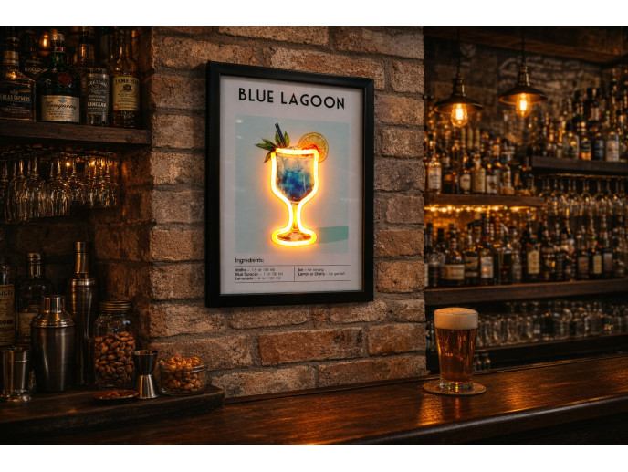 Led Sign - Blue Lagoon