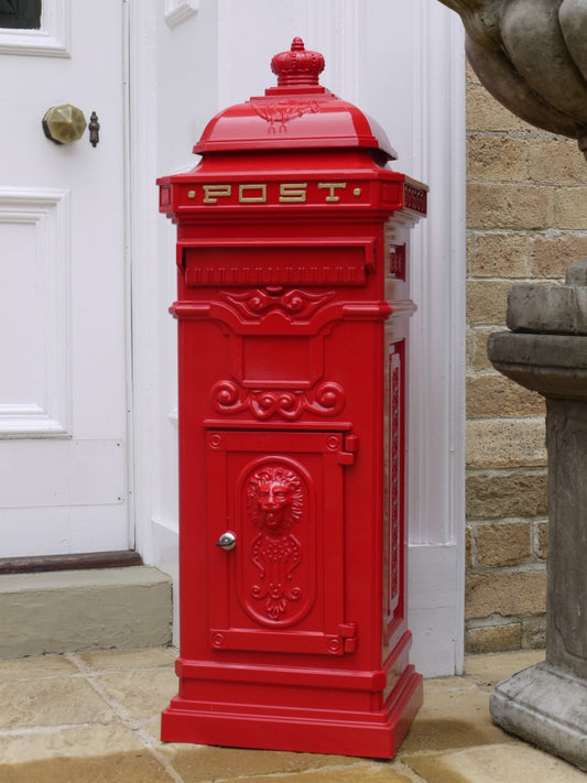Aluminium Mail Box Red