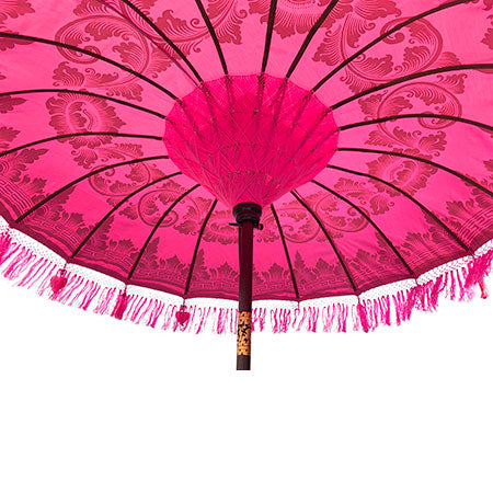 Bali Sun Parasol Pink And Gold 2m