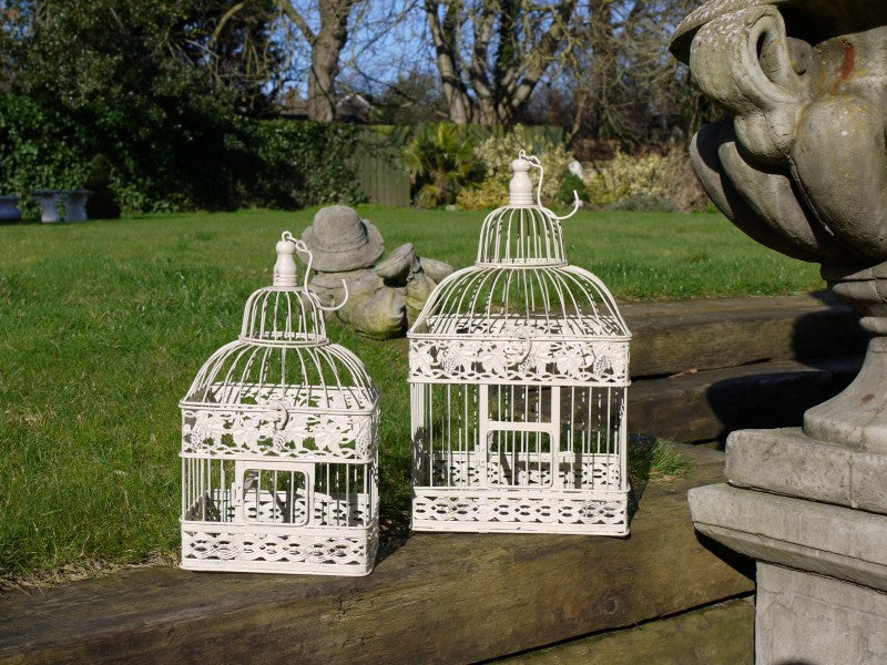 Set of 2 Outdoor Bird Cages