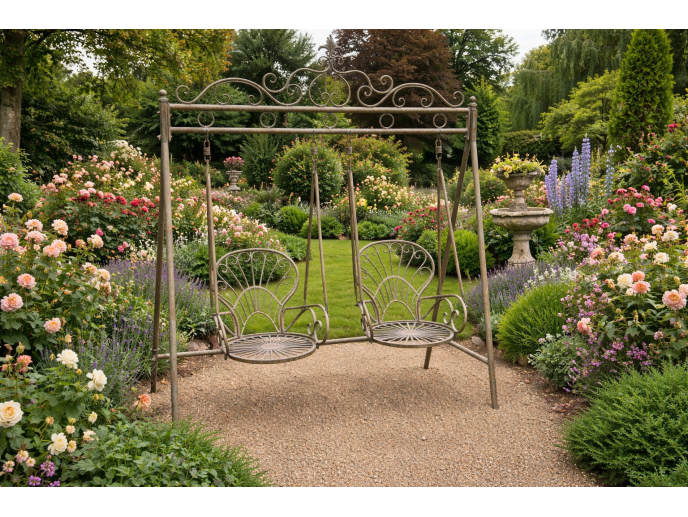 Outdoor Metal Swing - Back In Stock