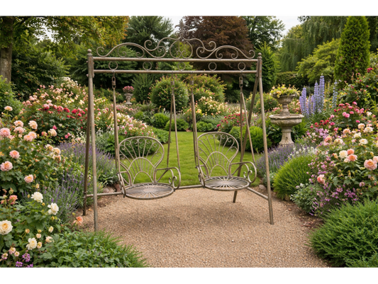 Outdoor Metal Swing - Back In Stock