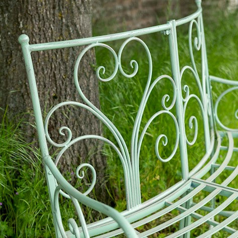 Tree Bench - Half Round Green