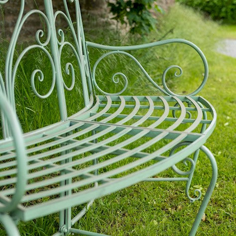 Tree Bench - Half Round Green