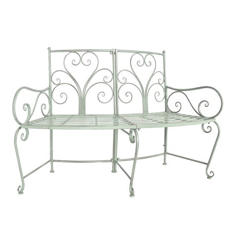 Tree Bench - Half Round Green