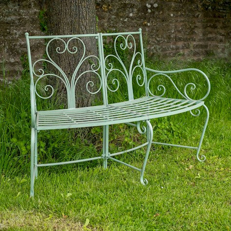 Tree Bench - Half Round Green
