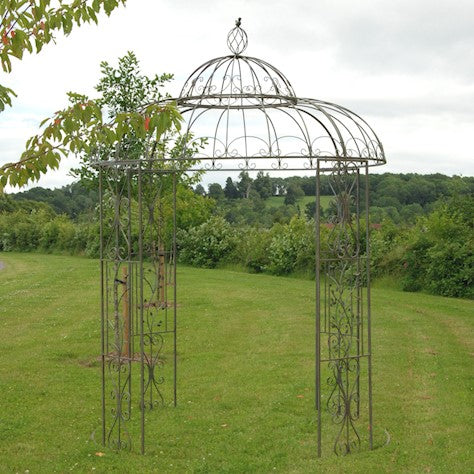 Outdoor Metal Gazebo Antiqued Green/Bronze Finish