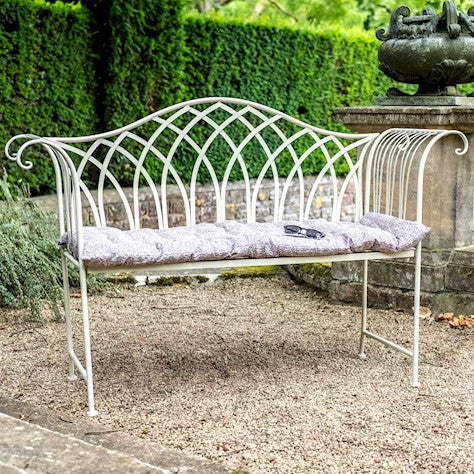 Garden Bench - Cream Gothic