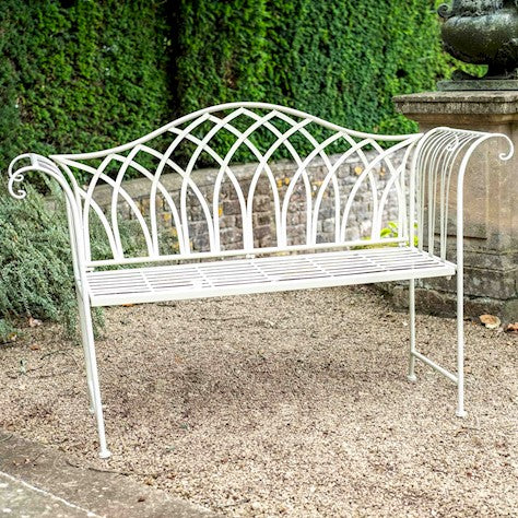 Garden Bench - Cream Gothic