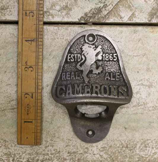 49.411.AI.CAM - Bottle Opener Wall Mounted CAMERONS Ant Iron