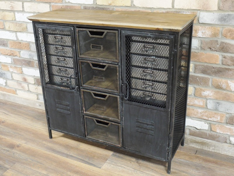 Industrial Cabinet with metal drawers