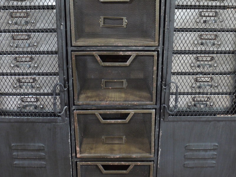 Industrial Cabinet with metal drawers