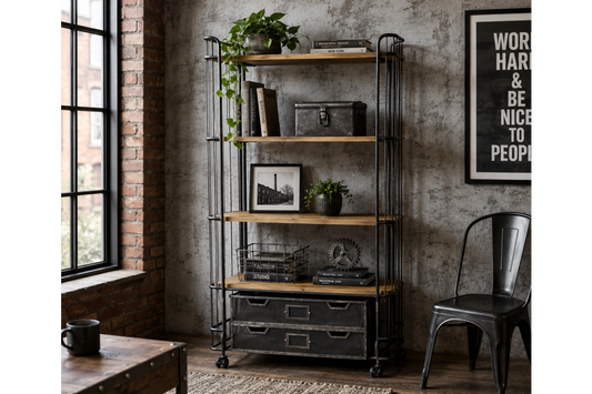 Shelving Unit On Wheels - Back In Stock