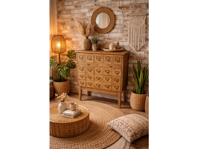 Wooden Multi Drawer Cabinet