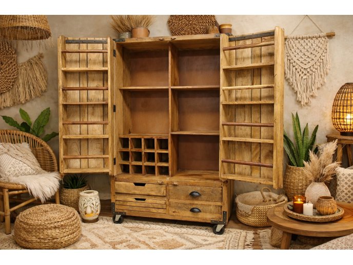 Large Larder Storage Cabinet