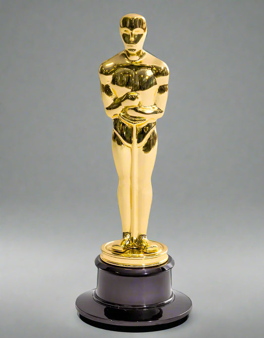 Polished Gold Metal Award Oscar Style Statue