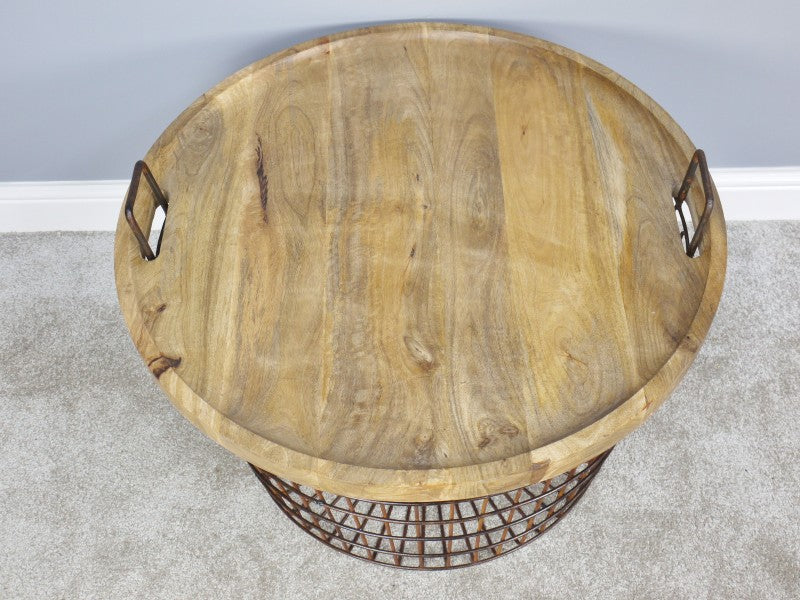 Basket With Wood Lid