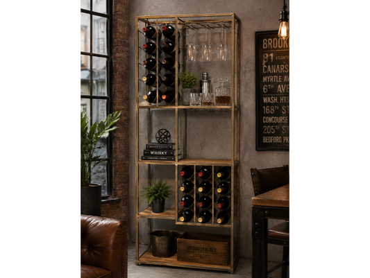 Wine Cabinet Open
