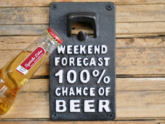Sign With Bottle Opener