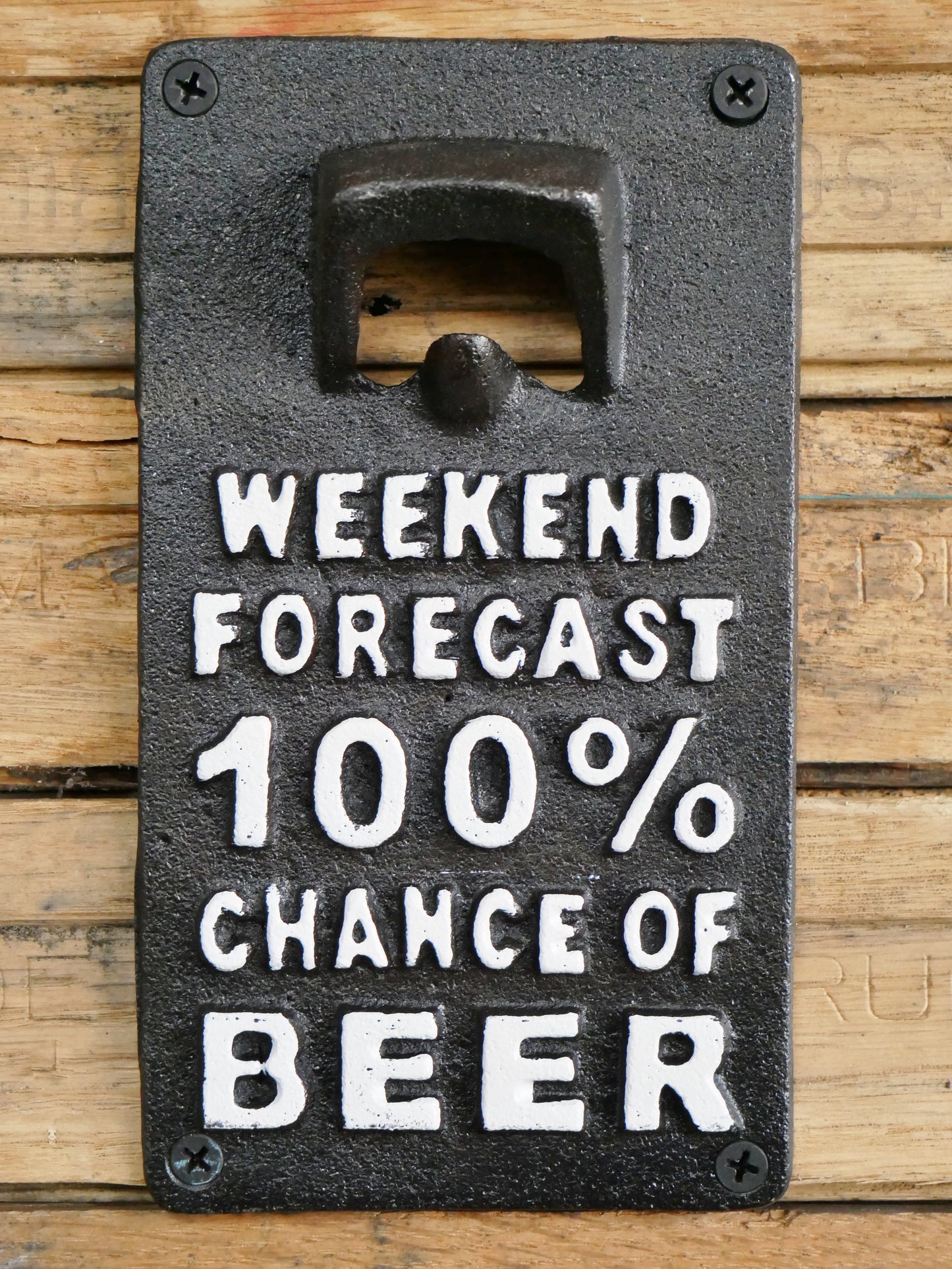 Sign With Bottle Opener