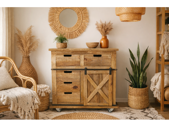 Rustic Cabinet - Back In Stock