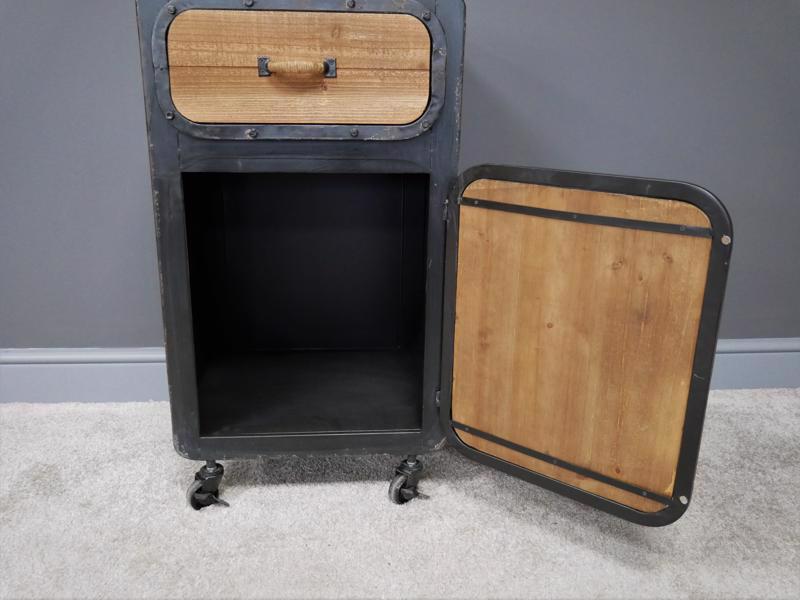 Industrial Bedside Cabinet