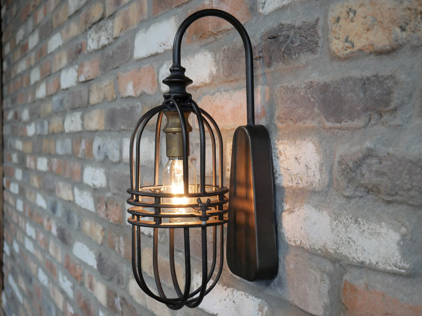 Industrial Wall Light - LED Battery operated