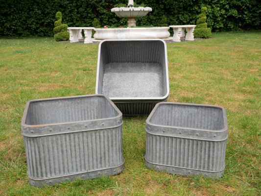Set Of 3 Square Tubs