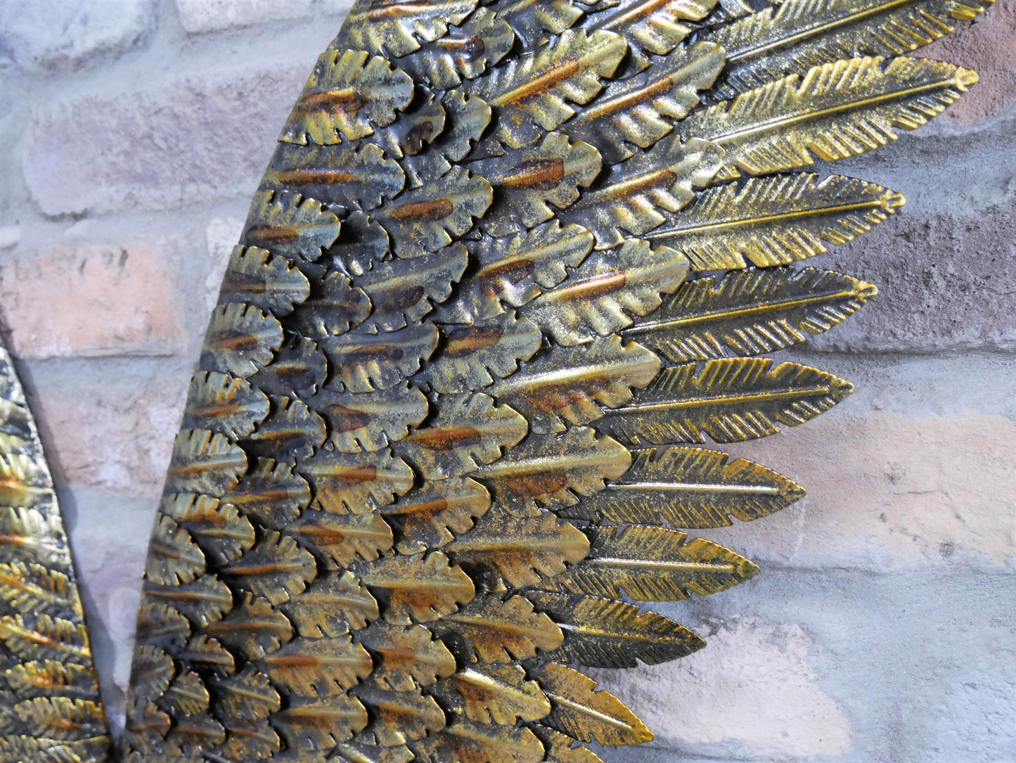 Angel Wings Gold Wall Art
