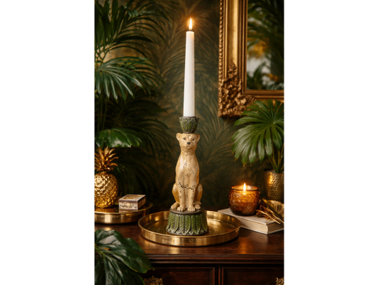 Leopard Candle Holder - SALE