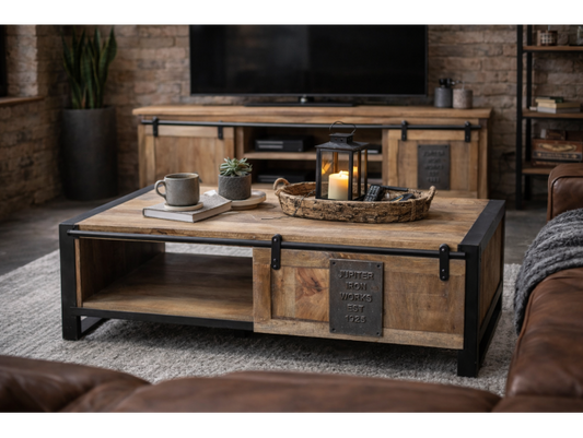 Industrial Coffee Table - Back in stock