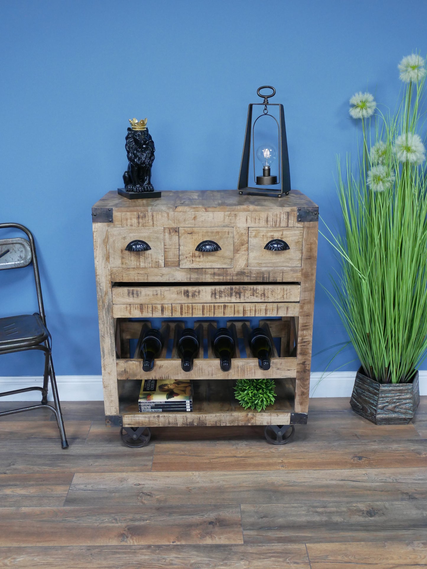 Industrial Wine Cabinet