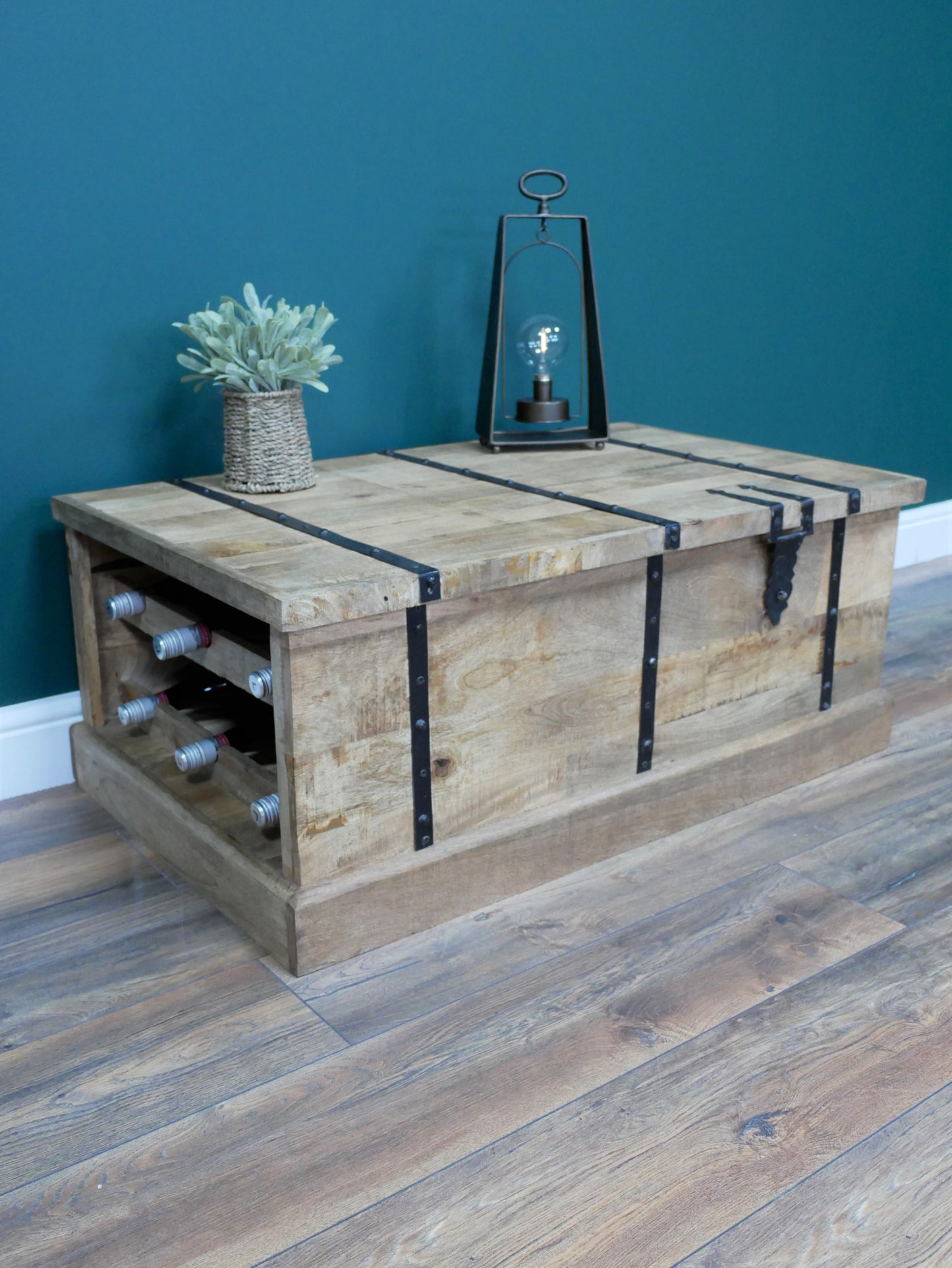 Trunk With Wine Bottle Storage