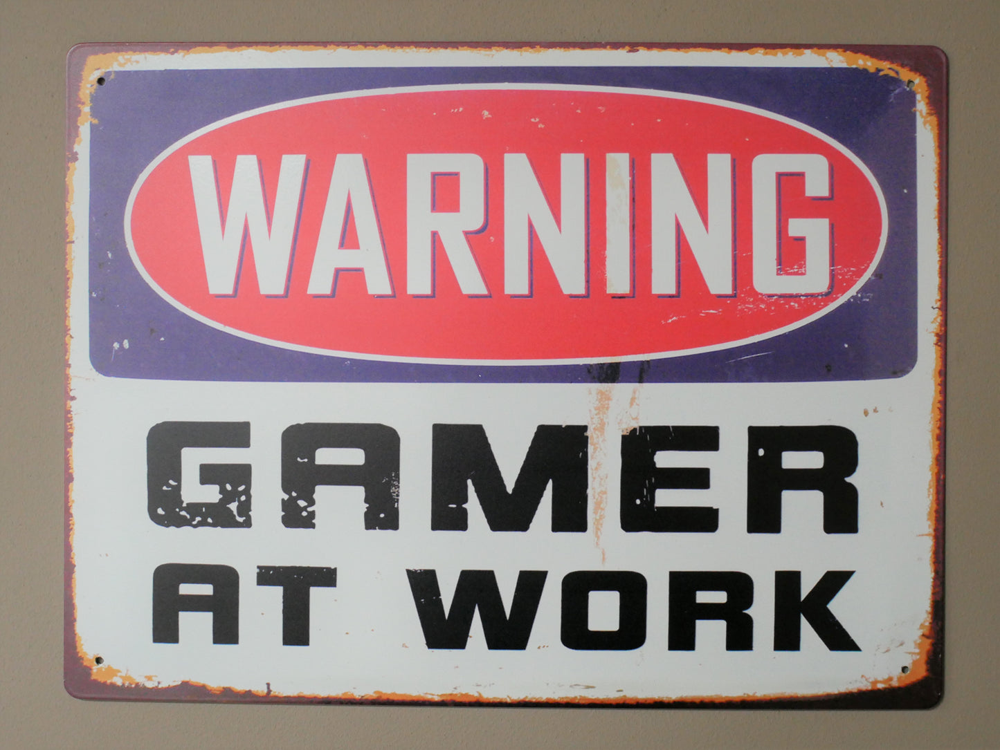 Sign (Gamer At Work)